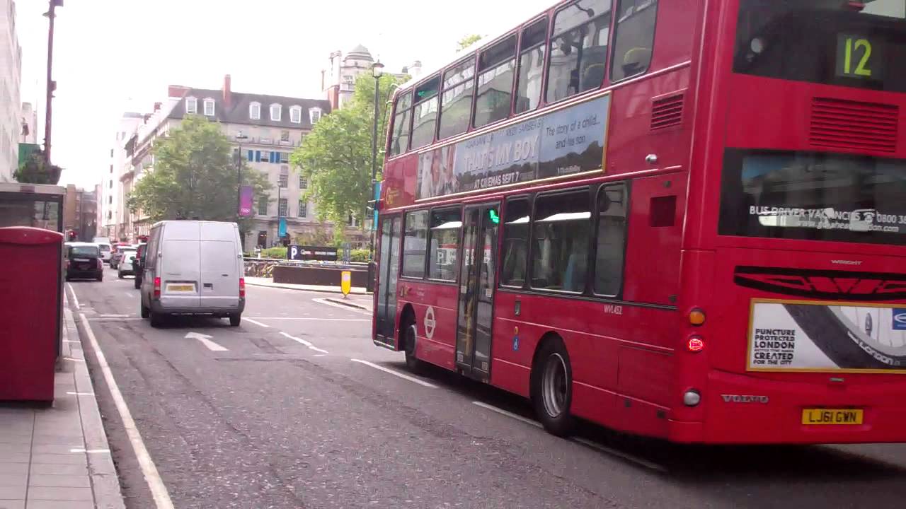 Go Ahead London Route 12 WVL452 LJ61GWN Wright Gemini VolvoB7TL Camberwell (Q)