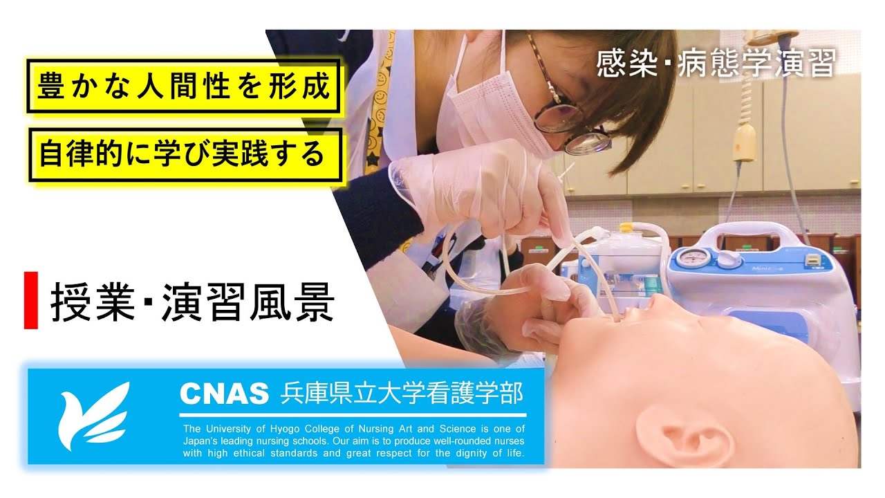 【兵庫県立大学看護学部】  講義・演習風景の紹介