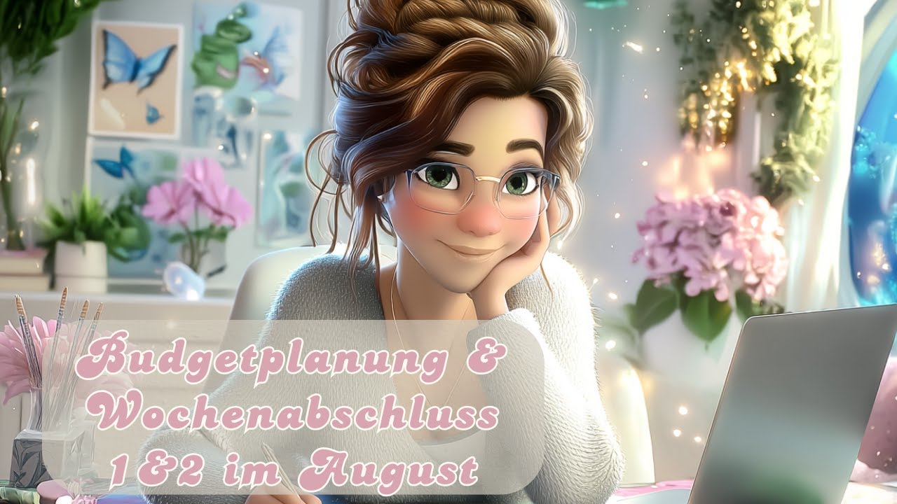 🌸☕ Budgetplanung August, 1. & 2. Wochenabschluss ☕🌸