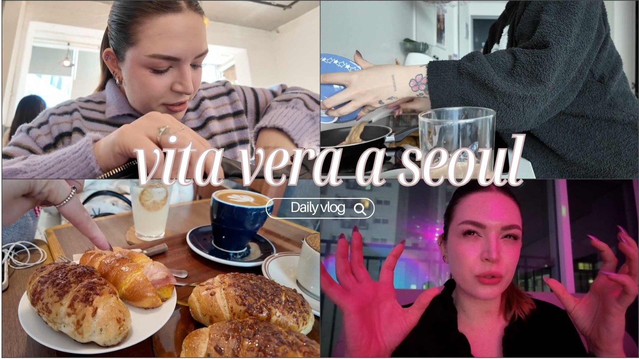 daily korea vlog 😰 Tipica giornata di una italiana a seoul con le crisi esistenziali!! 