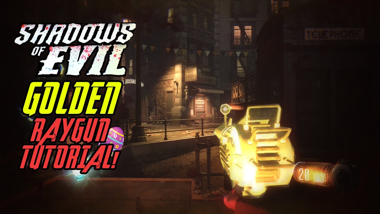 Black Ops 3 How To Get The Golden Raygun On Shadows of Evil! (BO3 GOLDEN RAYGUN EASTER EGG)
