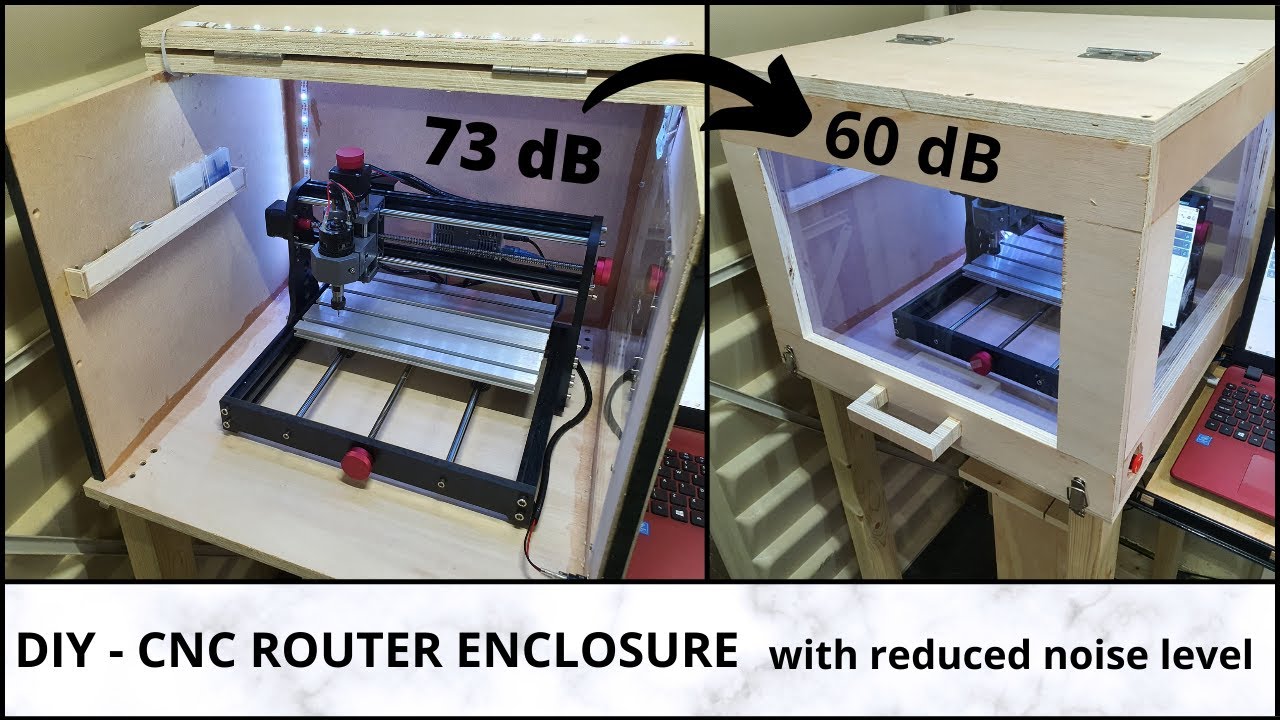 DIY - CNC ENCLOSURE // USING LEFTOVER WOOD ONLY