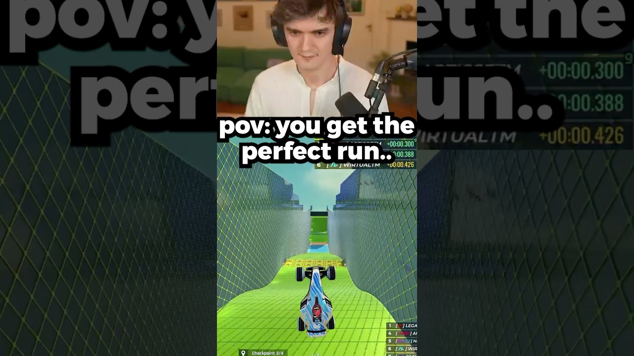 When you get the perfect run 🤯
