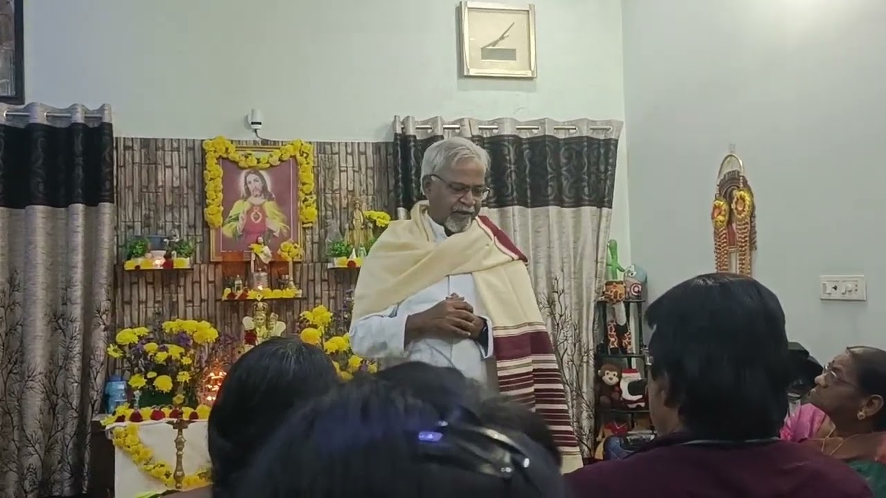 Message from the Parish Priest, Vellore 13/12/25 @ அன்னை தெரசா அன்பியக் கூட்டம் 