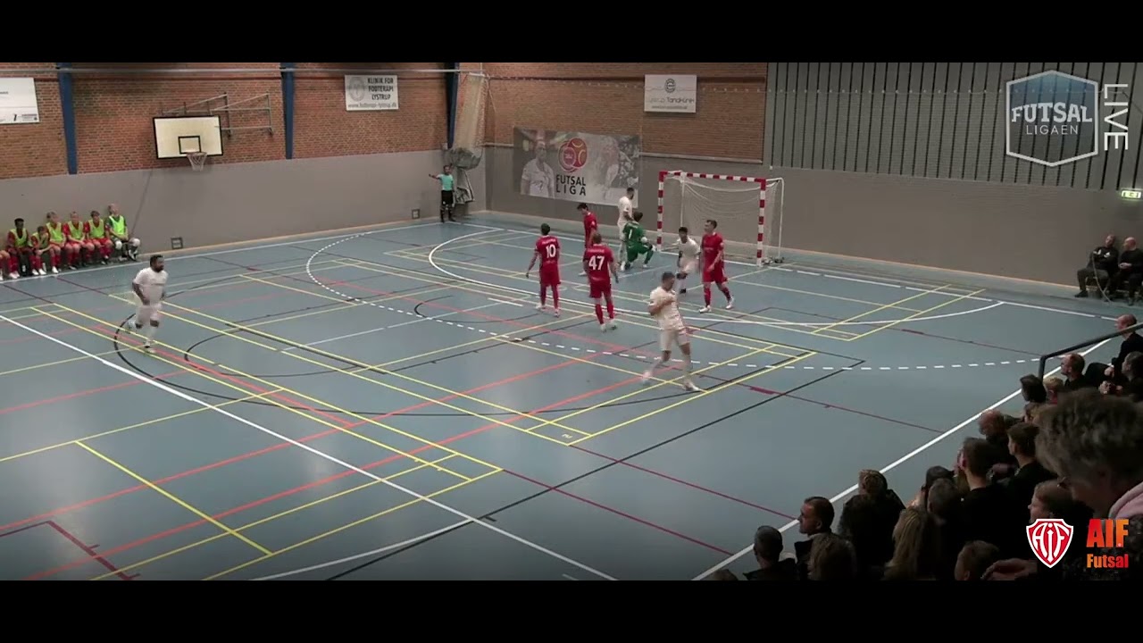 LYSTRUP FUTSAL 3-3 AIF FUTSAL: GOALSHOW AIF