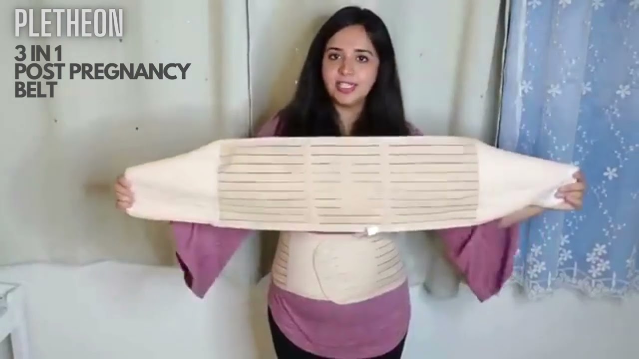 PLETHEON 3 in 1 post pregnancy belt How to use
