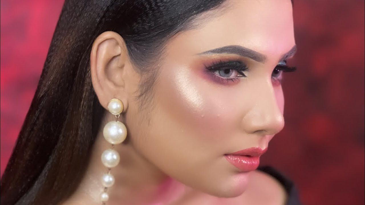 Glass finished makeup tutorial // smoky  eyes& glossy lip / #makeup #smokyeyes #glossylips