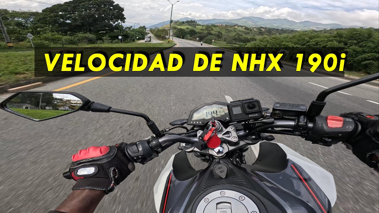 Top Speed de  la SYM NHX 190i | La moto mas divertida 🔥🔥 #sym #190i #motovlog