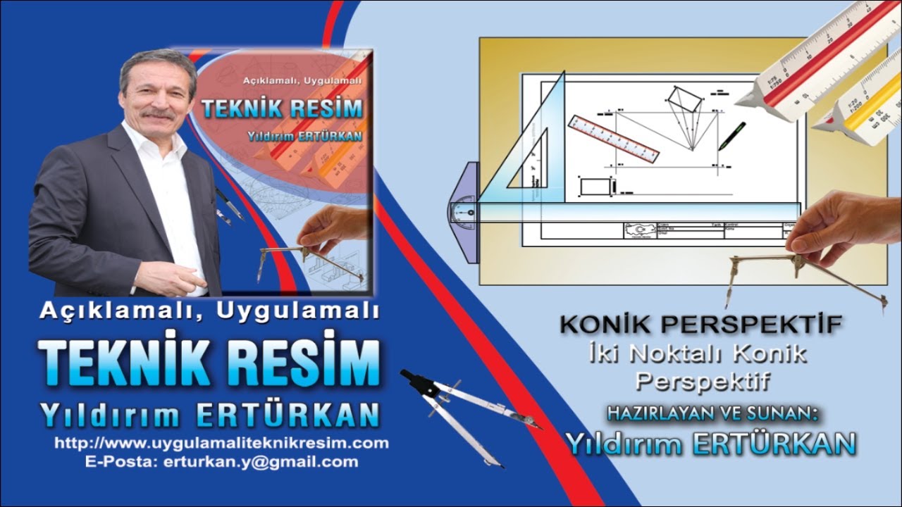 KONİK (MERKEZİ) PERSPEKTİF  İki noktalı (Açısal) Perspektif