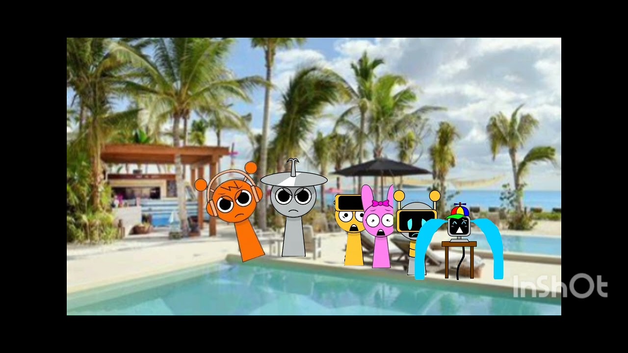 Garnold, Pinki, Funbot y Mr Fun Computer se porta mal en la piscina y son castigados 