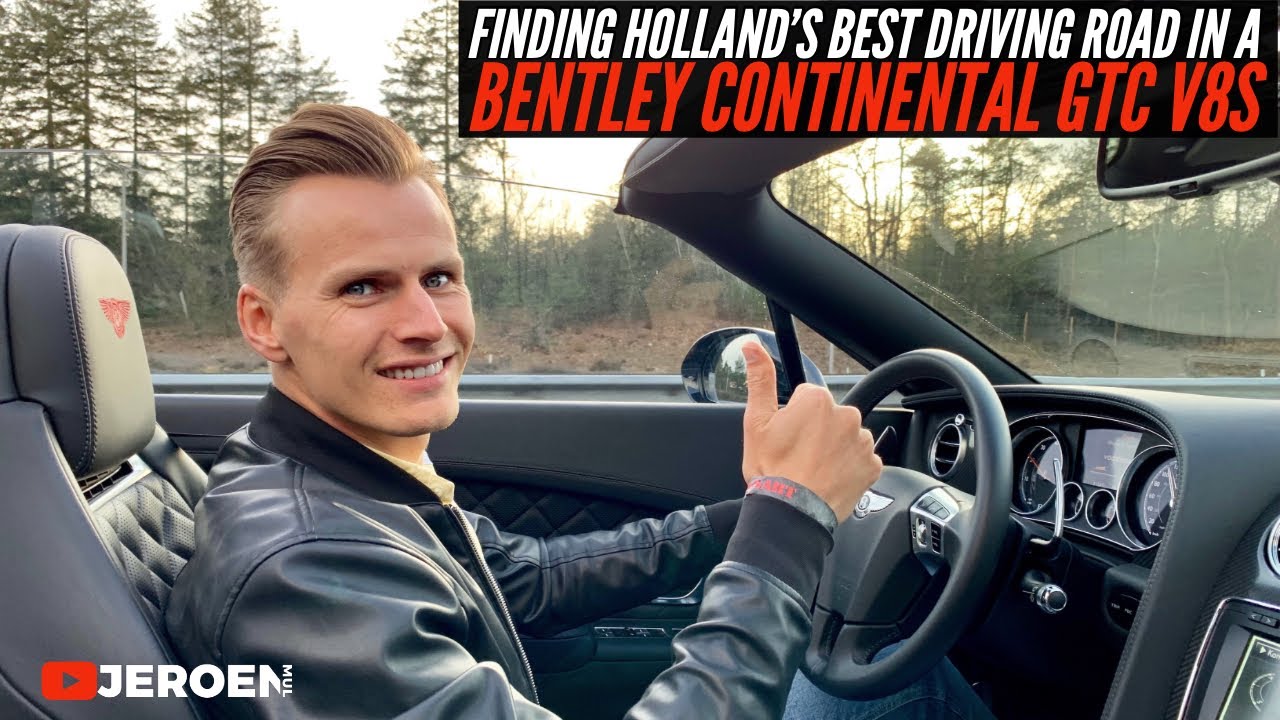 Finding Hollands best driving road in a Bentley Continental GTC V8S! | LIFESTYLE