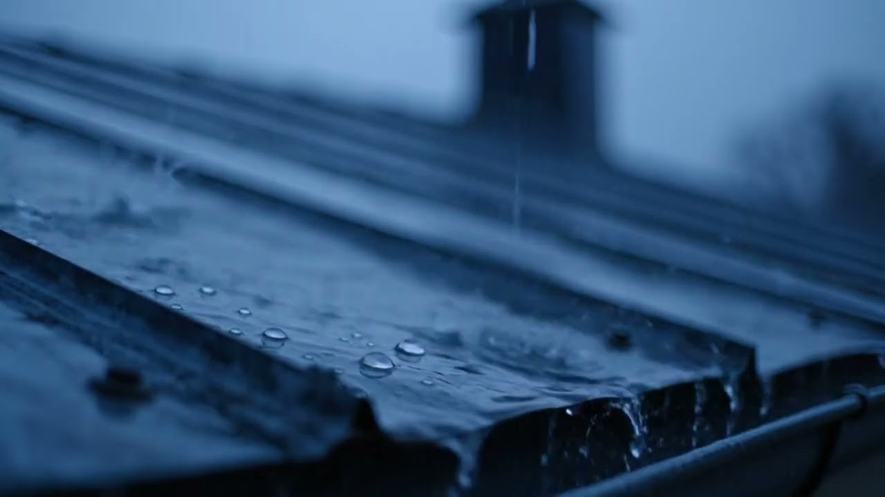 Heavy Rain at Night on a Cozy House | Rain Sounds for Deep Sleep