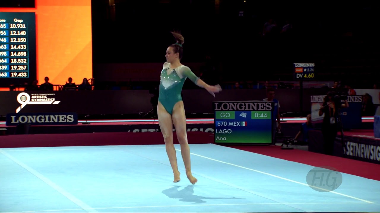 LAGO Ana (MEX) - 2019 Artistic Worlds, Stuttgart (GER) - Qualifications Floor Exercise