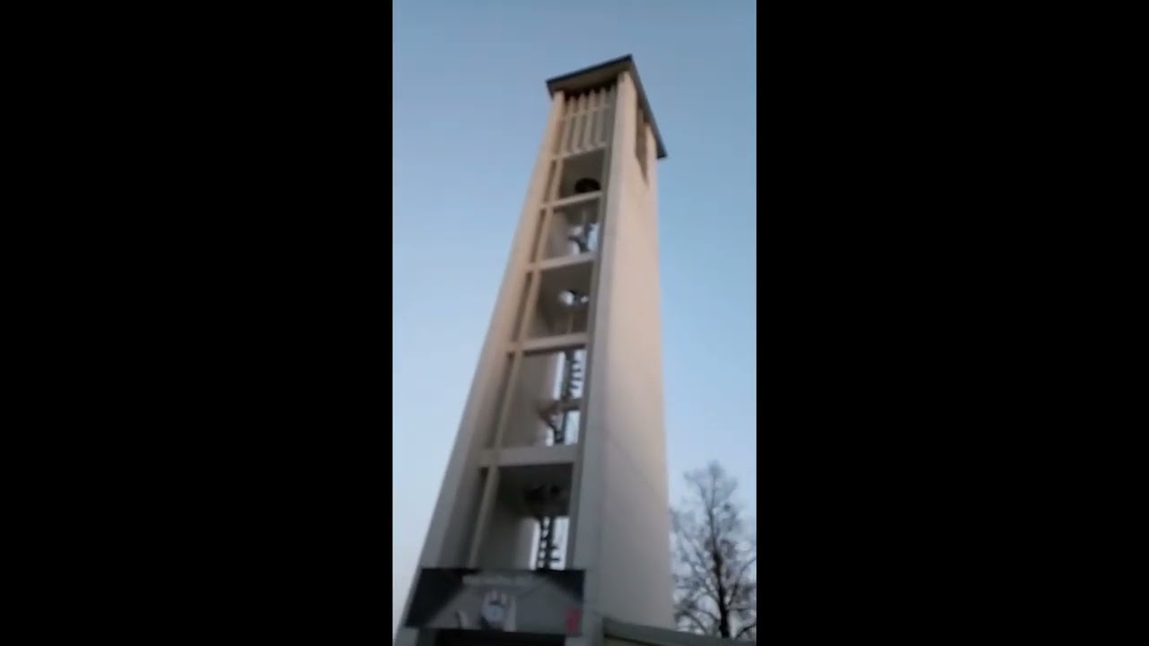 Glocke 1 der katholischen Kirche Maria Suso Ulm und Teilgeläut oder Vollgeläut derselben Kirche