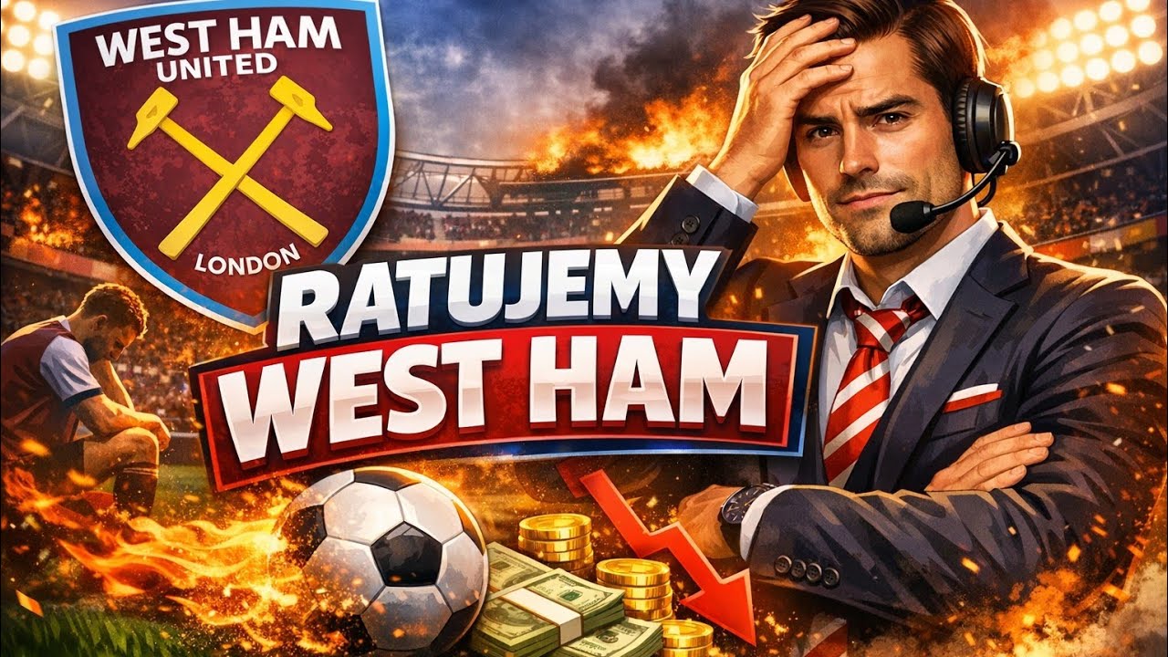 Ratujemy West Ham! 🔥 Klub na krawędzi &ndash; zaczynamy odbudowę!  Dźwięk Źle podłożony 