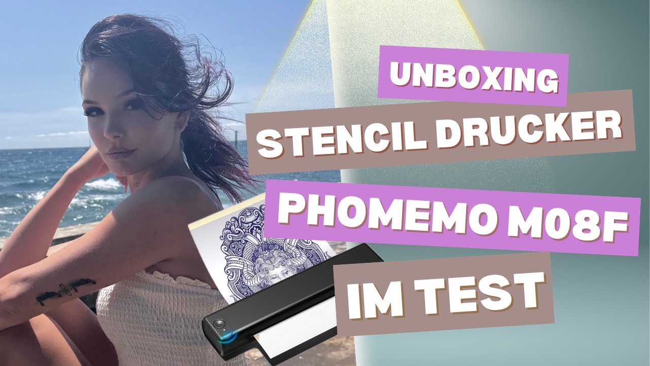 Phomemo M08F Tattoo Stencil Drucker Unboxing, Test und Fazit