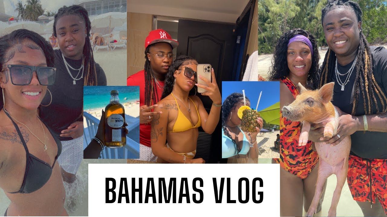 BAHAMAS VLOG | RIU PARADISE ISLAND | ANNIVERSARY VACATION | SWIMMING PIGS