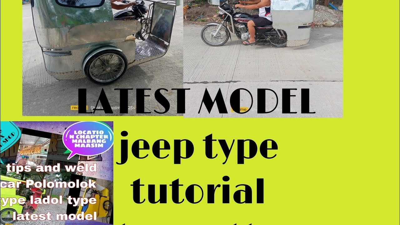 TUTORIAL SUKAT AT PATTERN NG JEEP TYPE TRICYCLE SA GENSAN