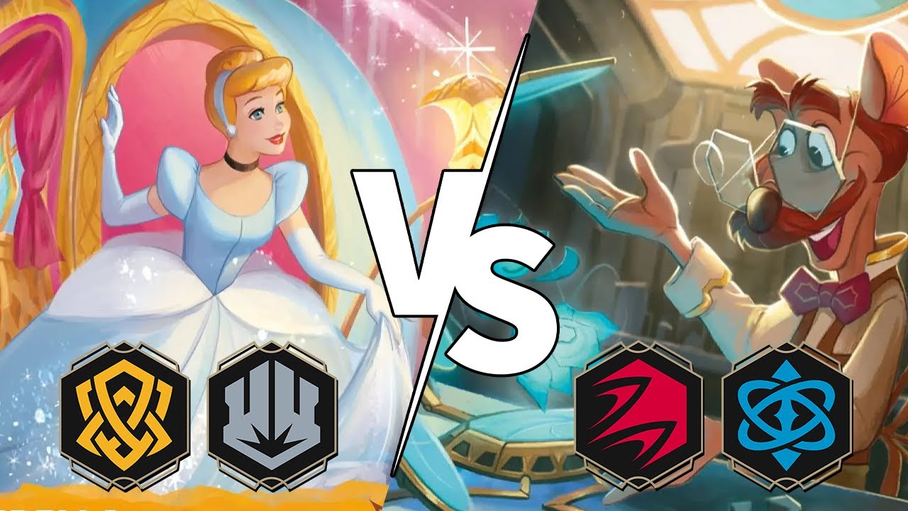 Cinderella Amber / Steel VS Hiram Ruby / Sapphire [Lorcana]