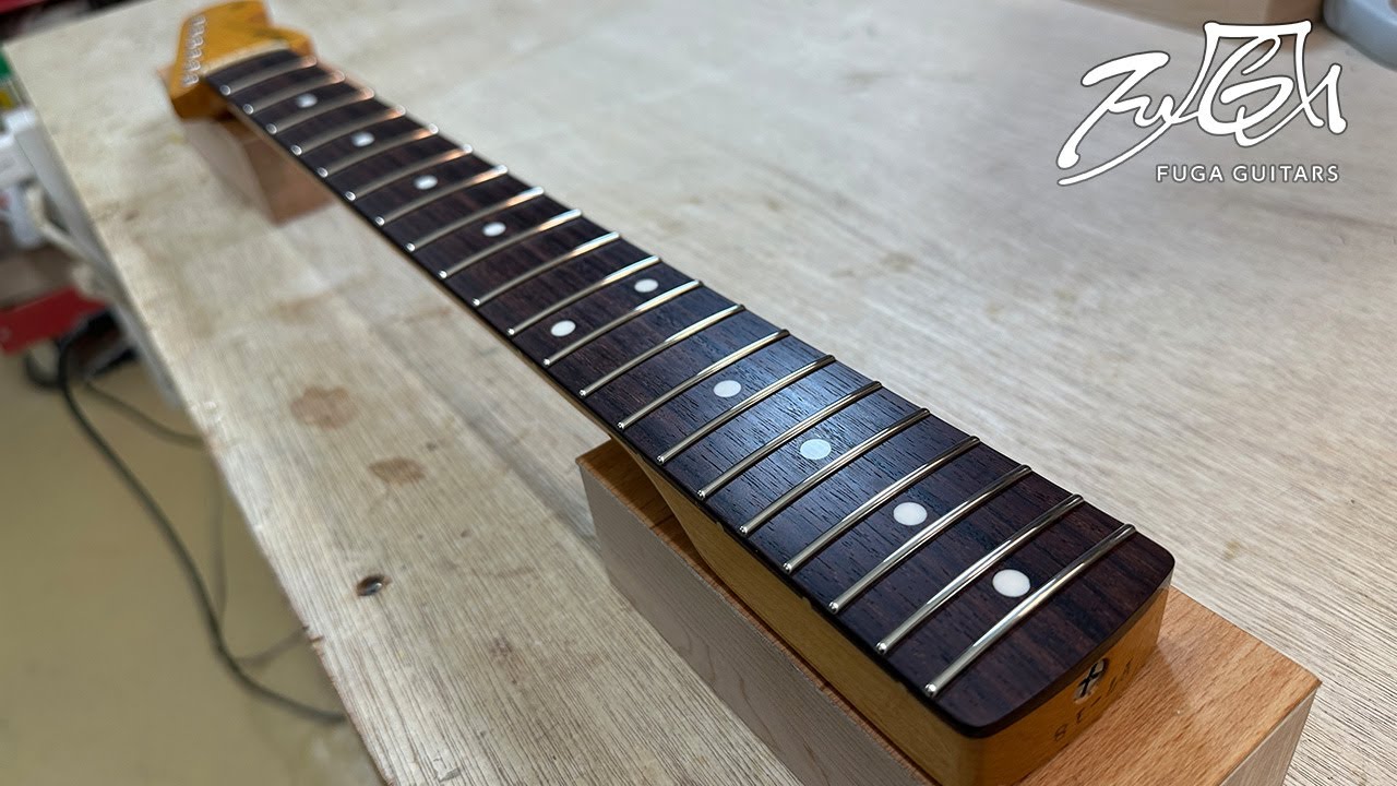 ギターリペア フレット交換 [fender japan ST62-US]