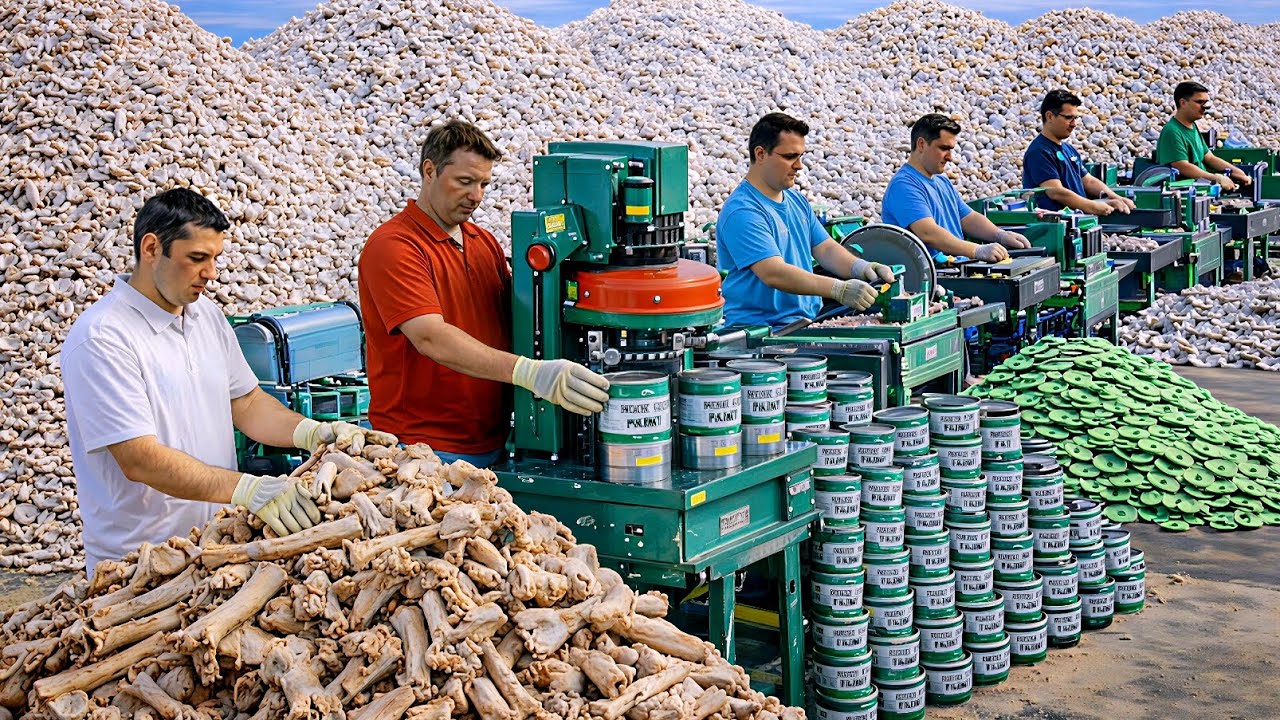 Amazing Recycling! Animal Bones Turned Into Valuable Products