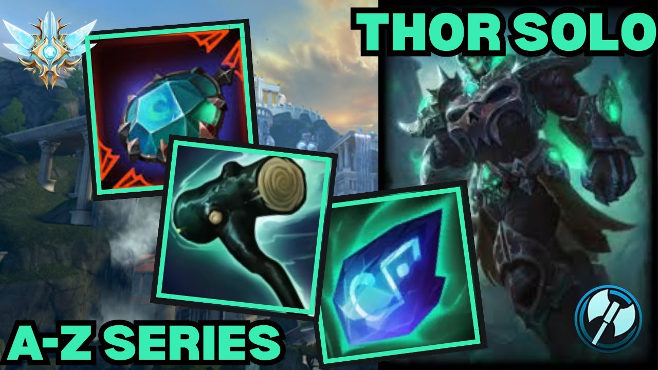 HE RAGEQUIT!!! - Thor A-Z Grandmasters Solo Smite