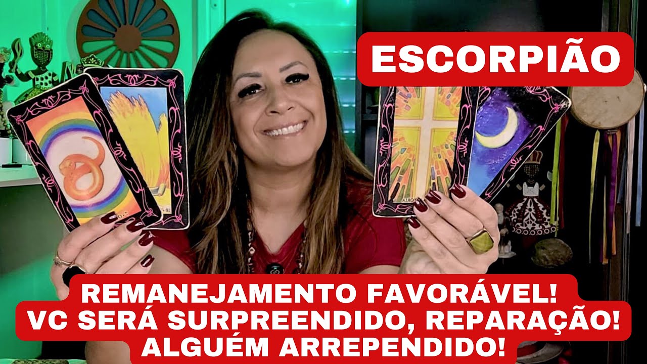 ESCORPIÃO ♏️ REPARAÇÃO, VC SERÁ SURPREENDIDO! ALGUÉM ARREPENDIDO! REMANEJAMENTO FAVORÁVEL!