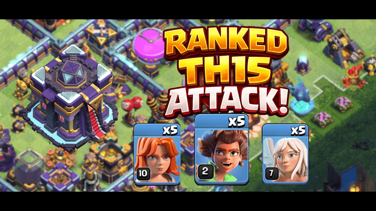 TH15 Ranked Attacks | P.E.K.K.A 24 | Root Rider Strategy