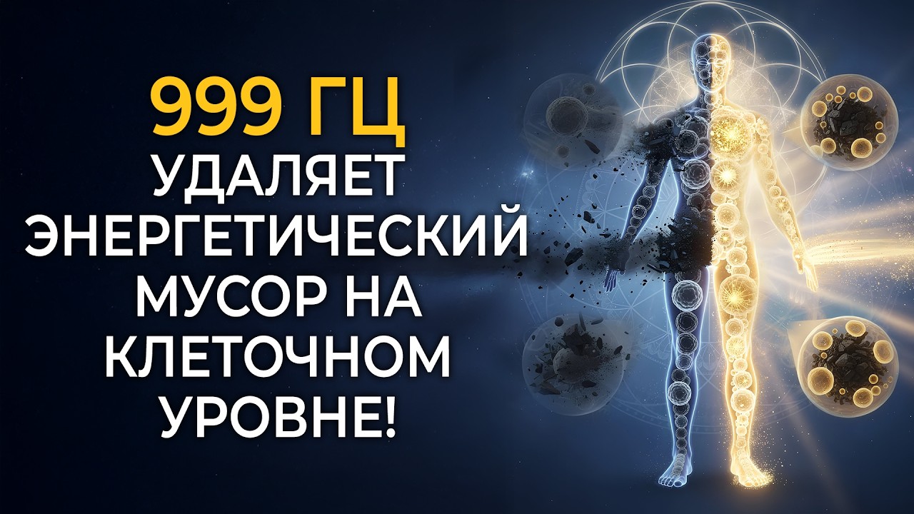 999 Гц Частота Удаляет Энергетический Мусор на Клеточном Уровне!