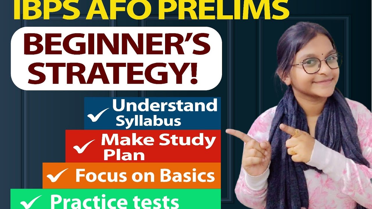 IBPS AFO PRELIMS PREPARATION| Beginner's guide | How to start | CRACK AFO WITH RAMYA #afo#ibps #exam