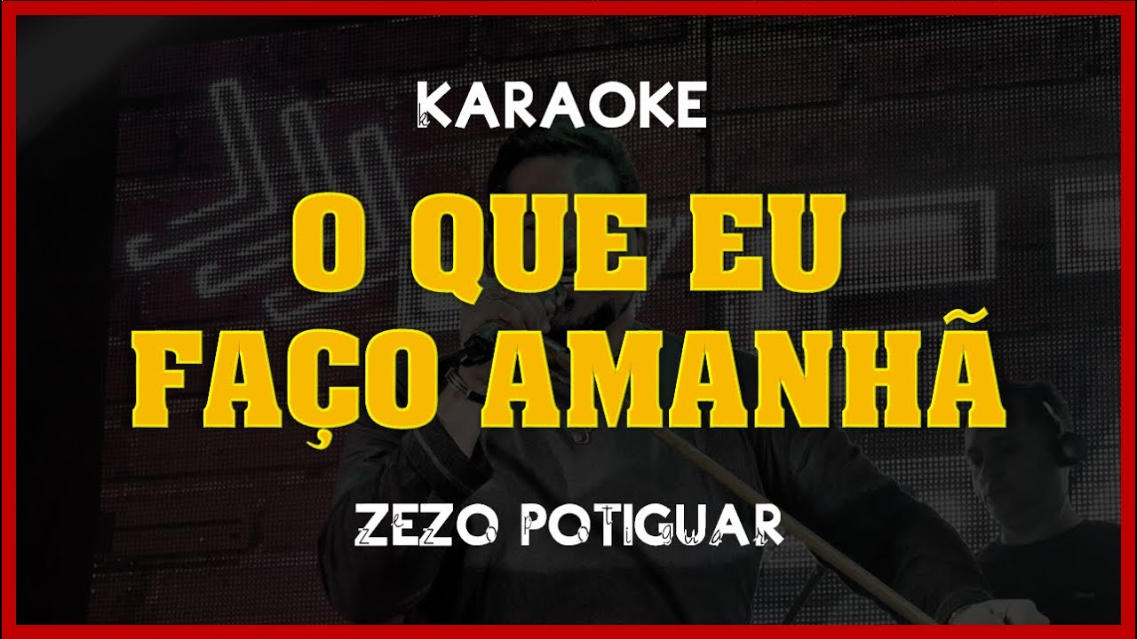 🔴 Kante Karaokê | Zezo - O Que Eu Faço Amanhã? 🎙️