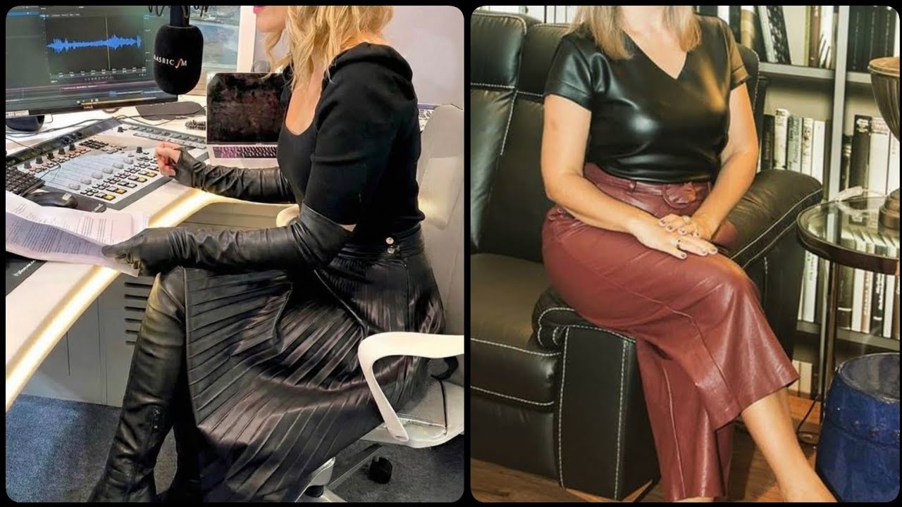 Wounding mature women office wear leather outfits ideas# mini skirts# bodycon dresses designs