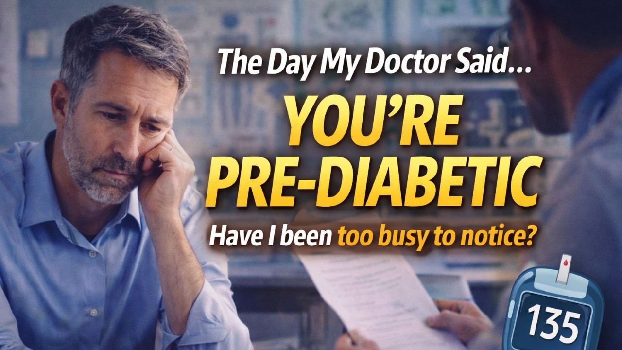 The Day My Doctor Said “You’re Pre-Diabetic” — I Realized I Had Been Too Busy to Notice