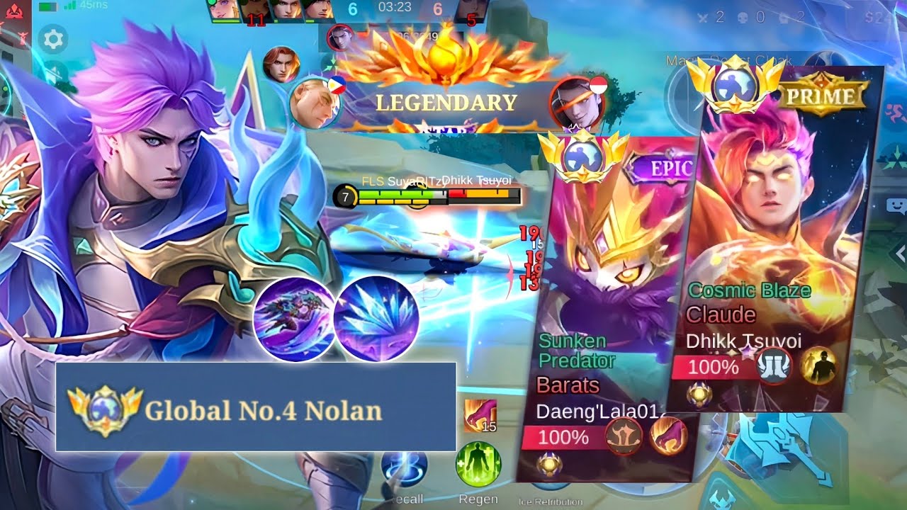 KERASNYA IMORTAL!! KETEMU GLOBAL CLAUDE + BARATS!! BAGAIMANA KESERUANNYA? MLBB