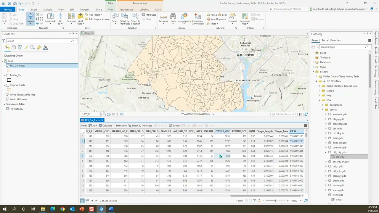 Joining Tables in ArcGIS Pro