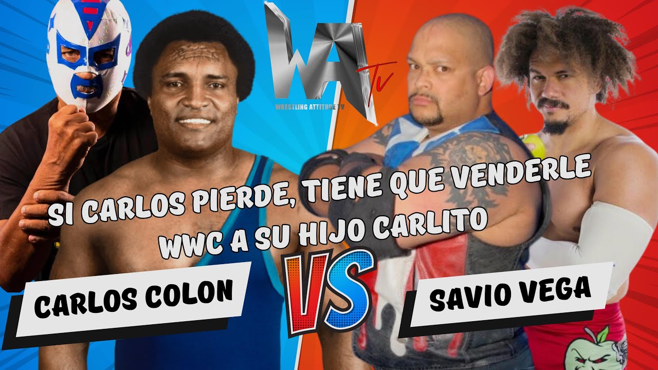 WWC Carlos Colon vs Savio Vega en Lucha de Estipulaciones.