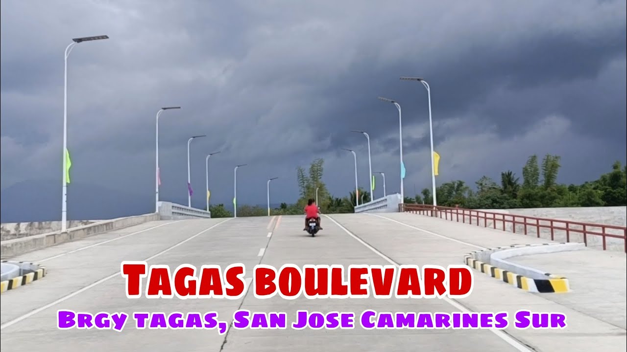Tagas boulevard - Brgy Tagas San Jose Camarines Sur / New Tourist attraction