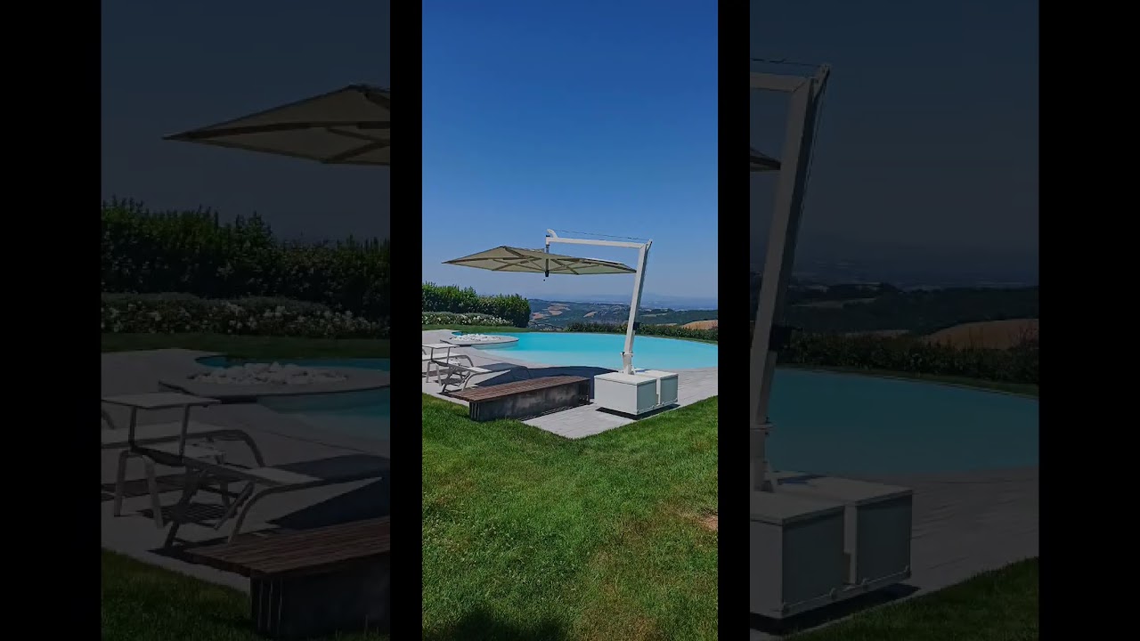 ☀️Un'estate all'aperto con gli ombrelloni da esterno Teknowind #arredoesterno #ombrellone #teknowind