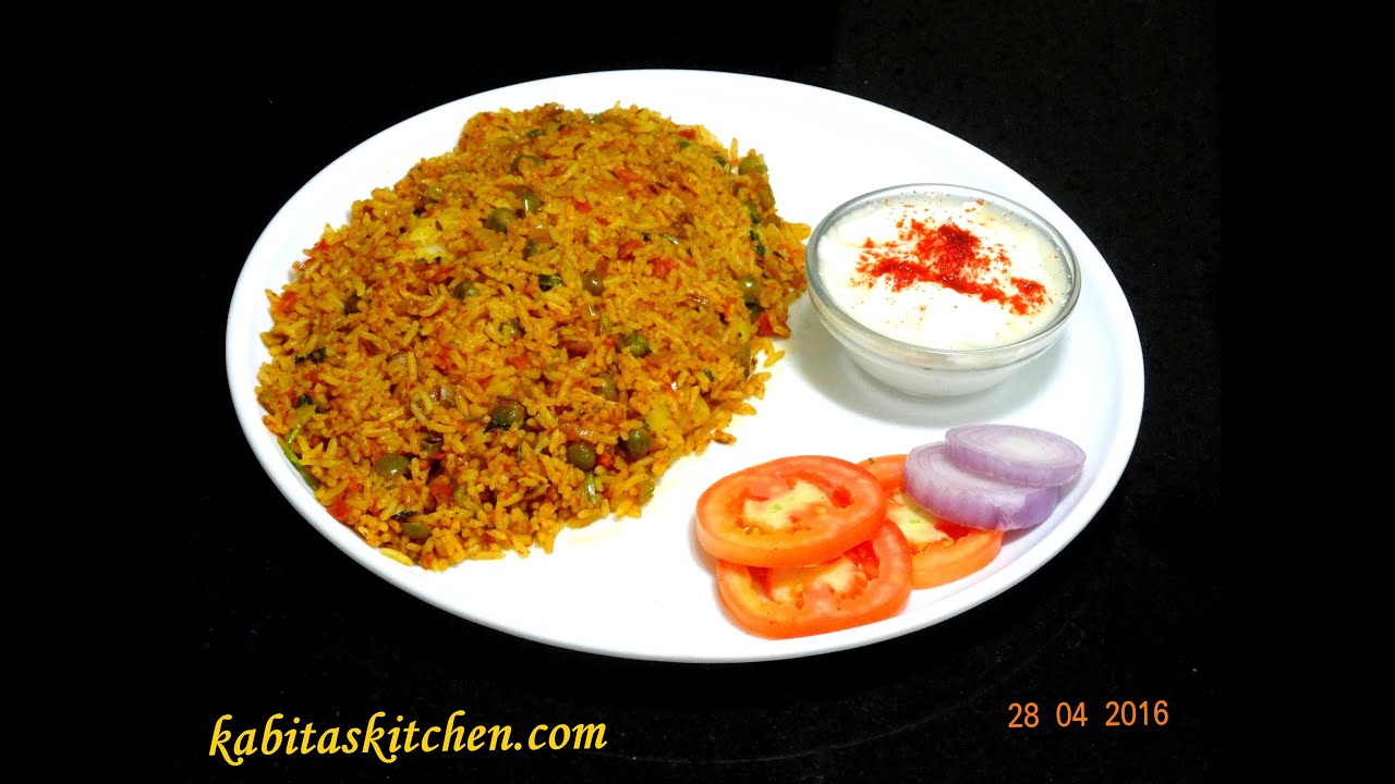 Tawa Pulao Recipe-Mumbai Style Tawa Pulao-Easy and Quick Pulao-Indian Rice Recipe