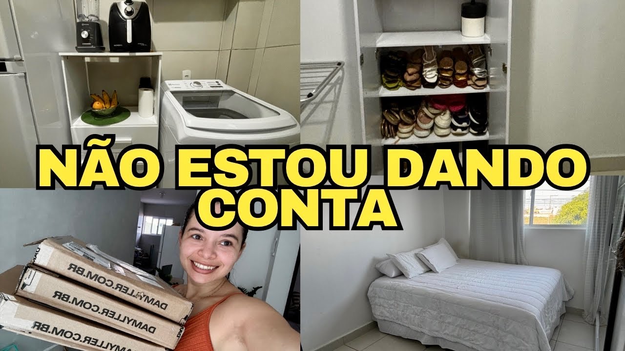 VLOG: MONTEI OS ARMÁRIOS - A ROTINA TÁ PUXADA - ORGANIZAÇÃO DE CASA + COMIDA + TRABALHO + ESTUDO