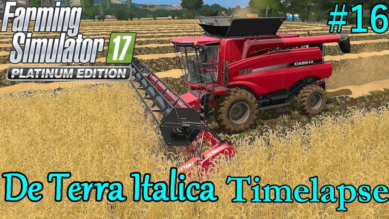 FS17 Timelapse, De Terra Italica #16: Harvesting Again!