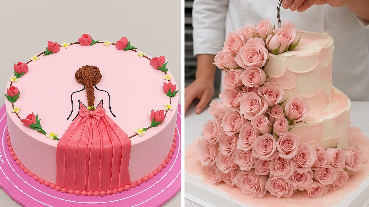 Super Beautiful Cake Decorating Ideas For Lady 😱 How to Make Chocolate Cake Recipes at Home
