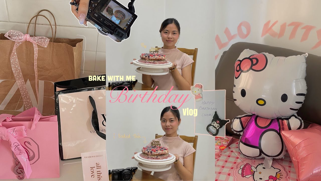 Birthday Baking Vlog | Come Bake With Me 👩🏻‍🍳💖