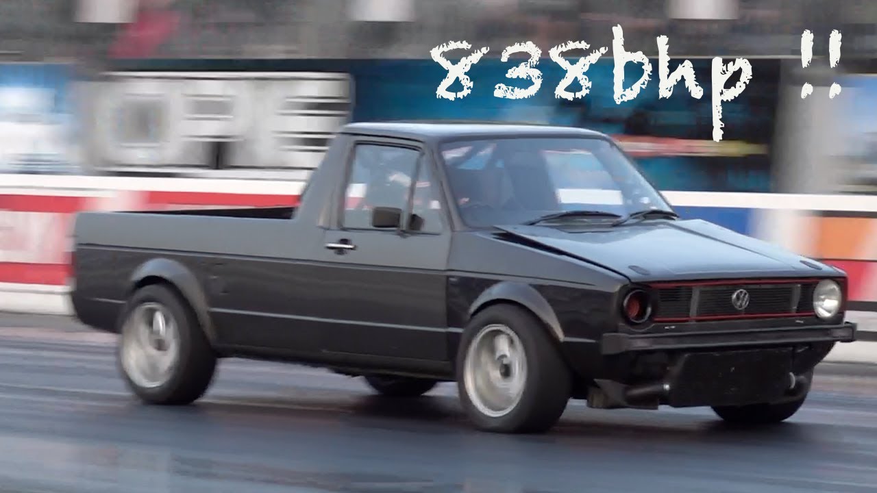 838BHP - QUICKEST VW MK1 CADDY IN EUROPE - 9.54 @ 141mph