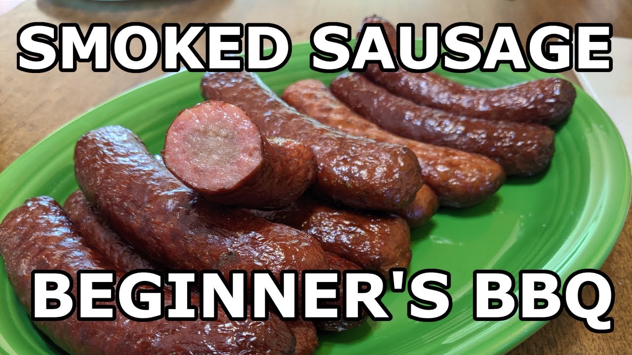 Smoked Sausage on OK Joe's Highland | Beginner's BBQ