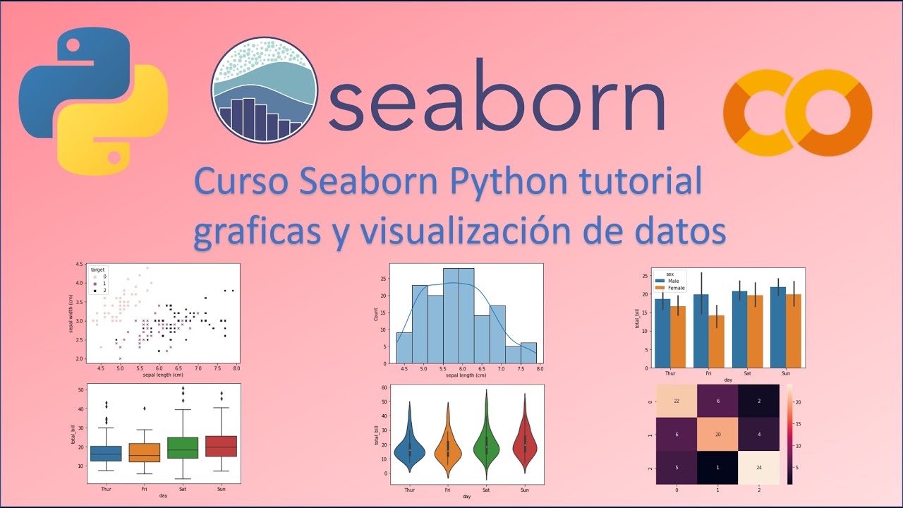 Curso Seaborn Python tutorial graficas y visualización de datos