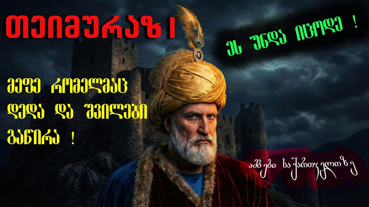 🔴თეიმურაზ I მეფე, რომელმაც დედა და შვილები გაწირა 👑 - ამბები საქართველოზე  #ისტორია #history #მეფე