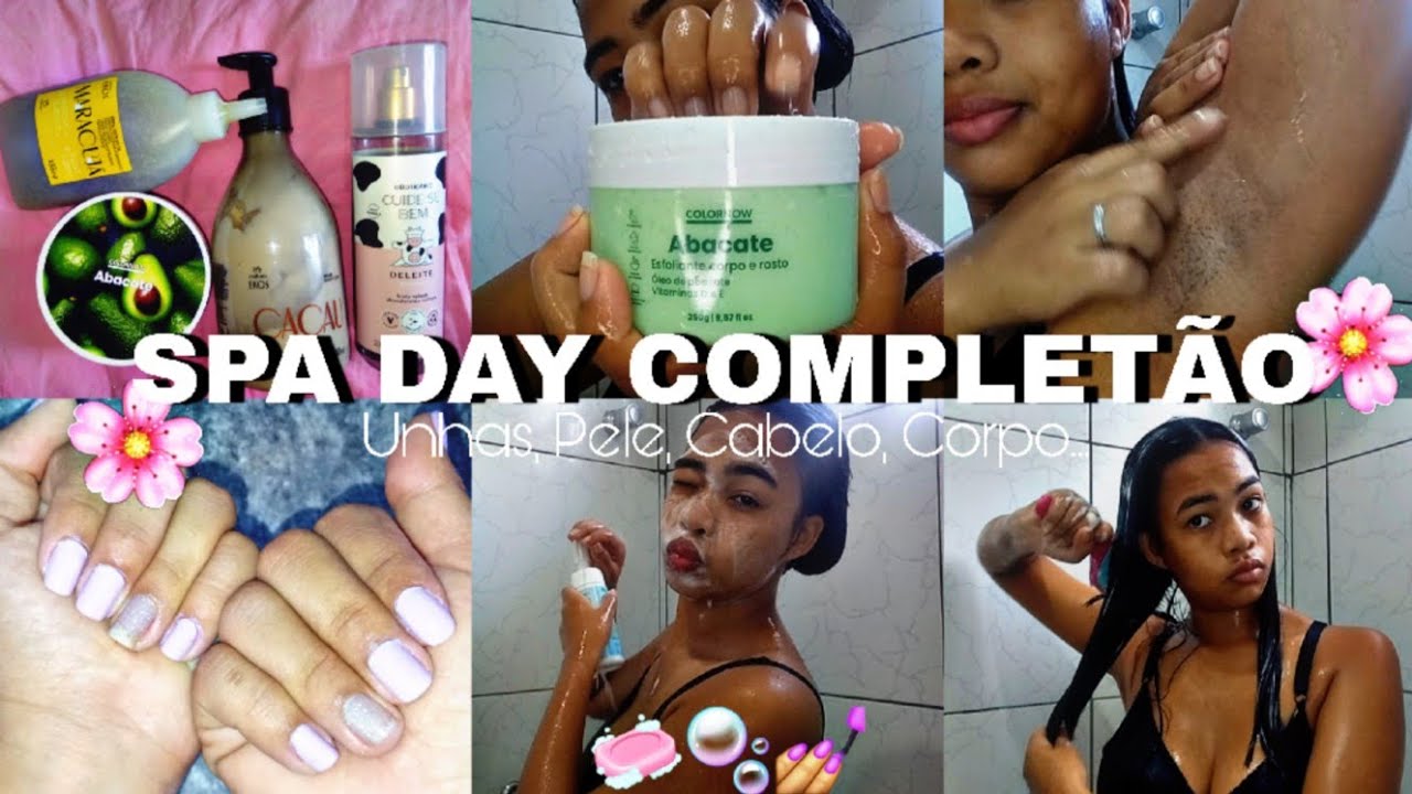 🛁 Dia de Spa COMPLETO: cabelo, pele, corpo… tudo!
