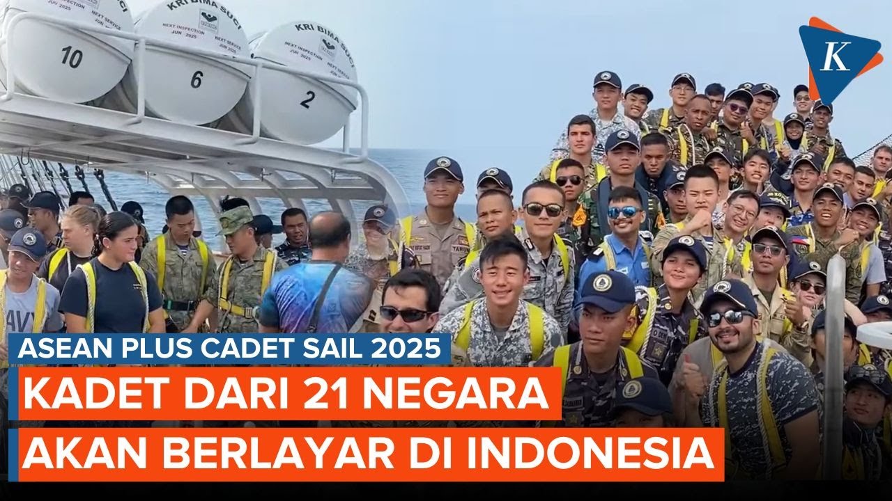TNI AL Gaet 21 Negara Ikut Berlayar dalam Asean Plus Cadet Sail 2025, Acara Apa Itu?