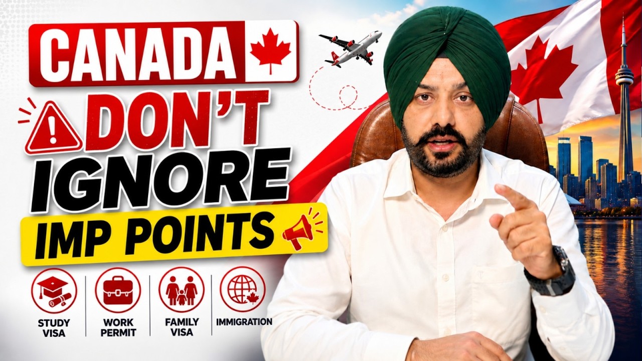 CANADA DON'T IGNORE IMP POINTS | STUDY VISA UPDATES 2026 |  USA CANADA UK | THE VISA OFFIC